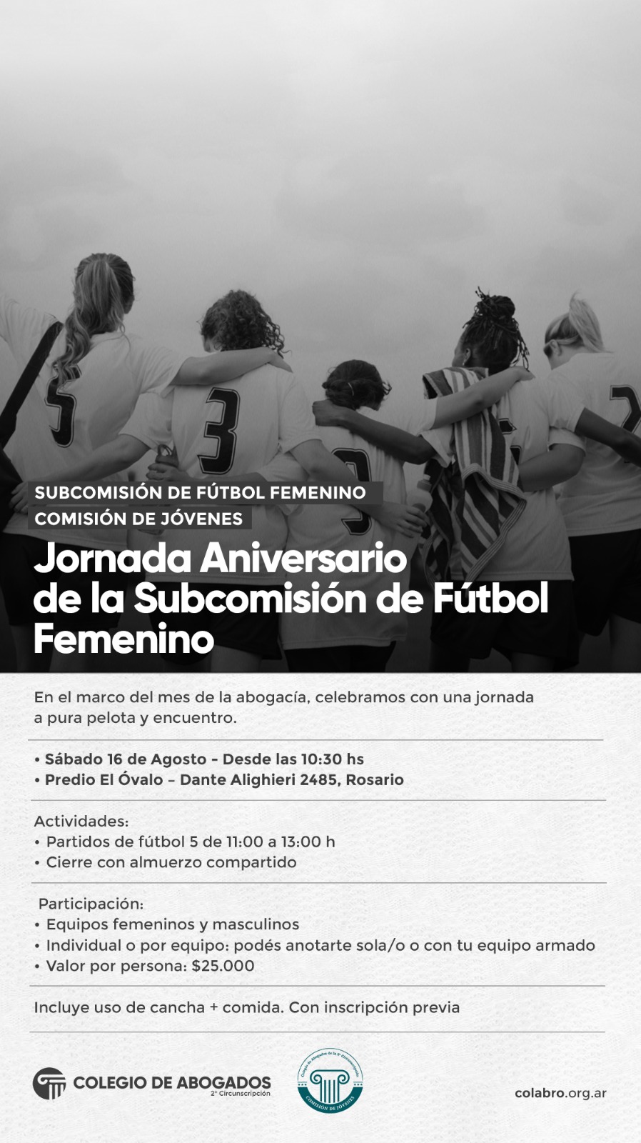 Jornada Aniversario de la Subcomisión de Fútbol Femenino - 16/08/2025